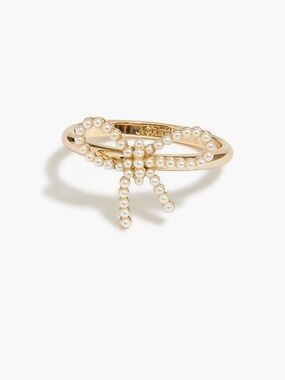 J. Crew Pearl Bow Ring